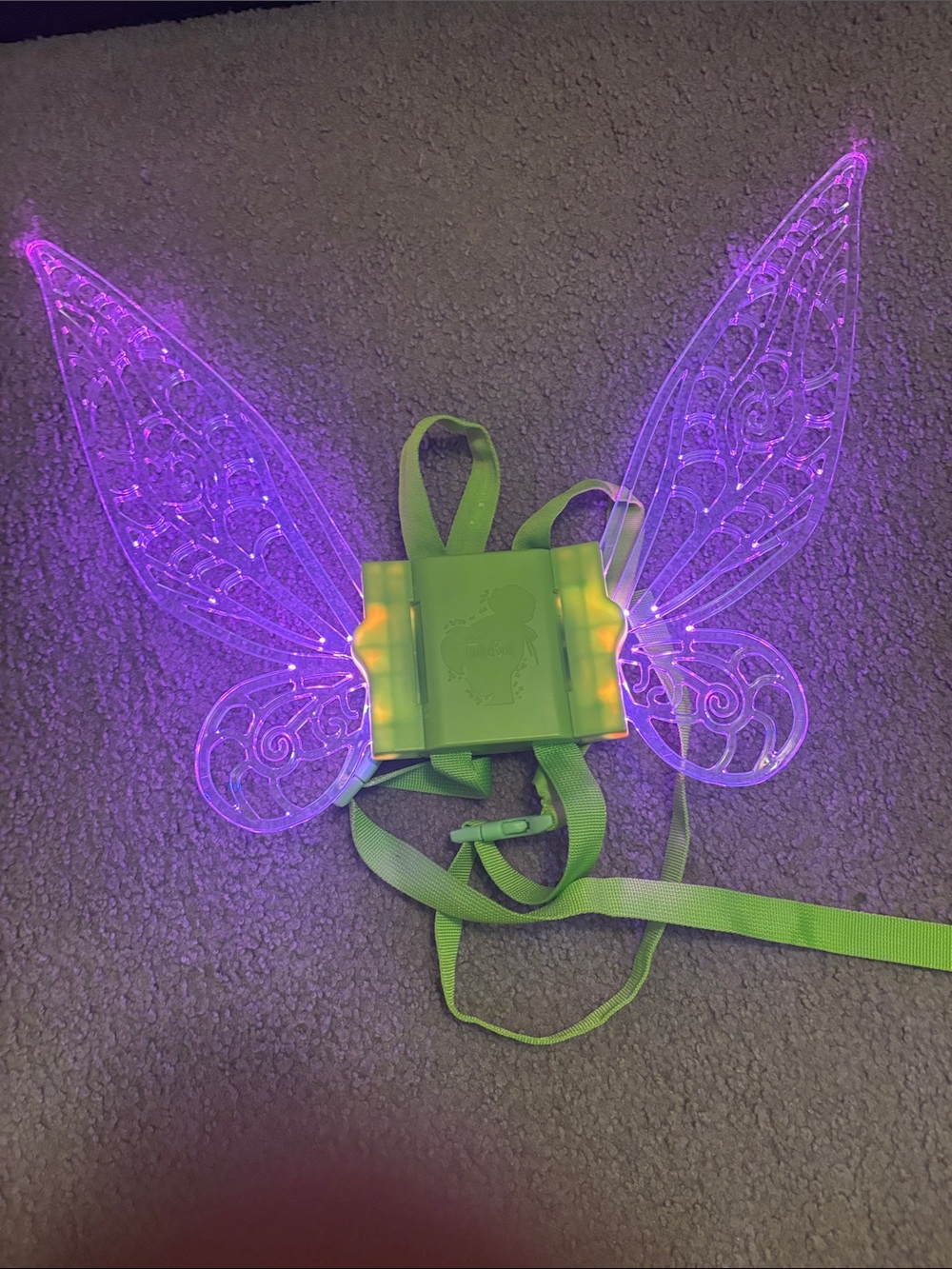 Disney Parks Tinker Bell 14” light up glow Wings